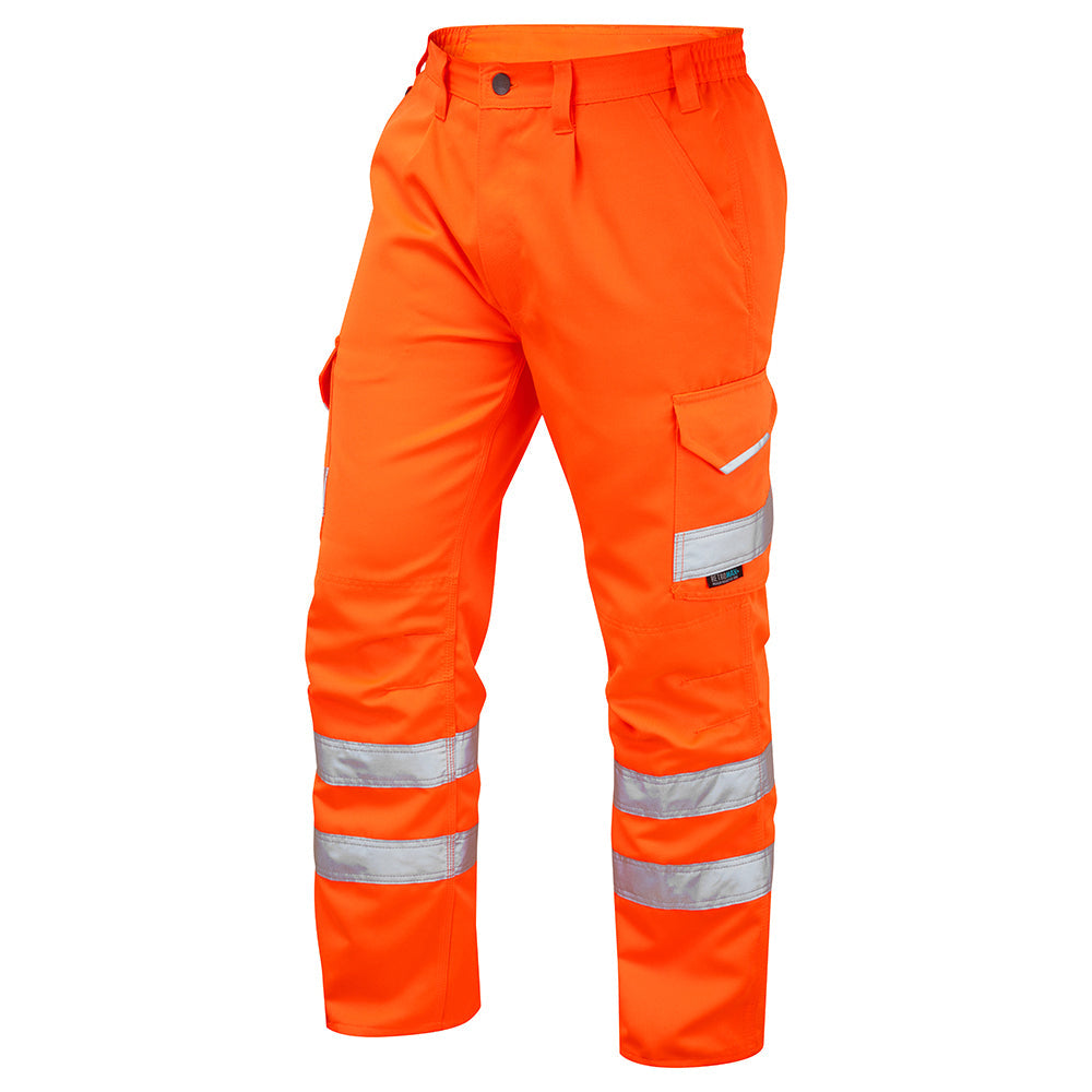 Essential Hi Vis Cargo Trousers Leo Workwear