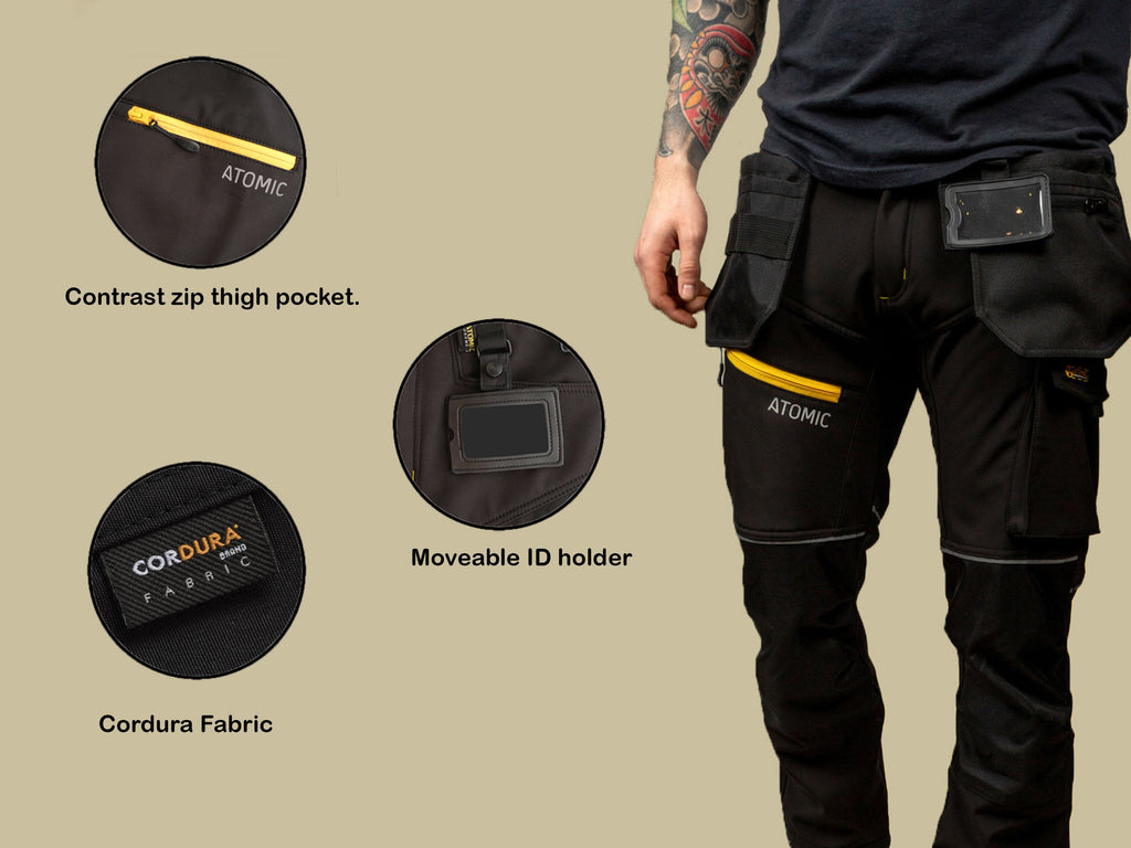 Impact Hi Vis Softshell Trouser Atomic Workwear