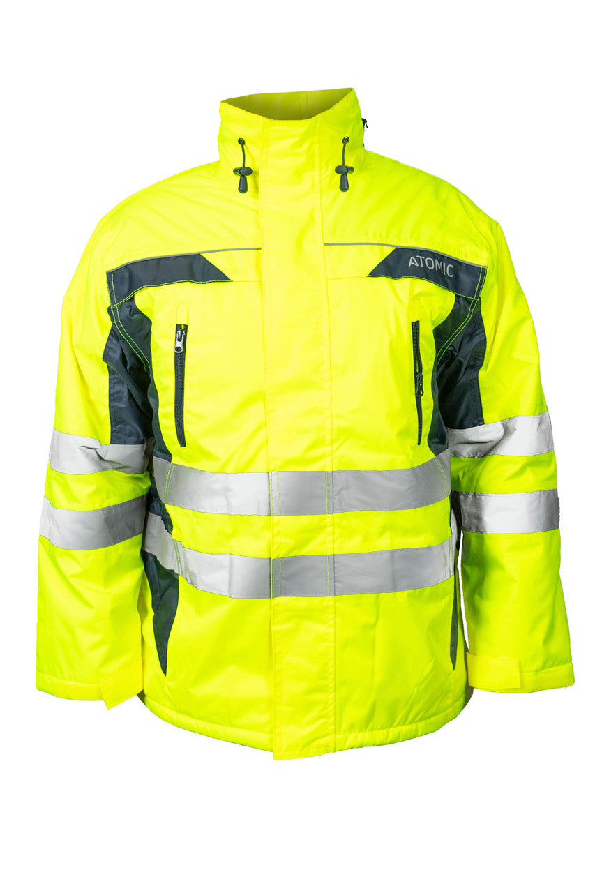 Padded Hi Vis Winter Jacket Atomic Workwear