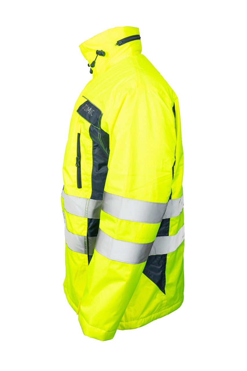 Padded Hi Vis Winter Jacket Atomic Workwear