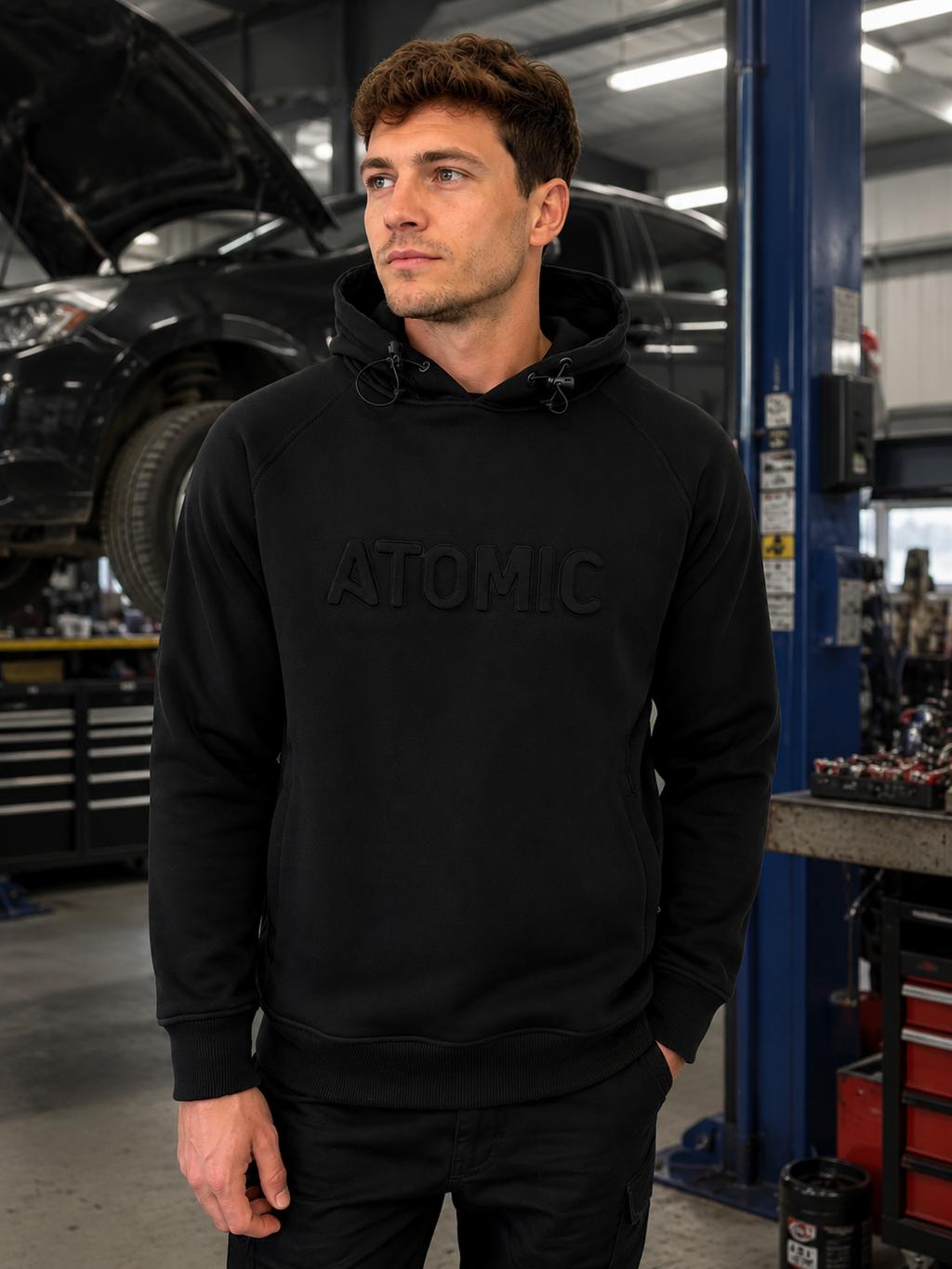 Heavyweight Embossed Logo Hoodie