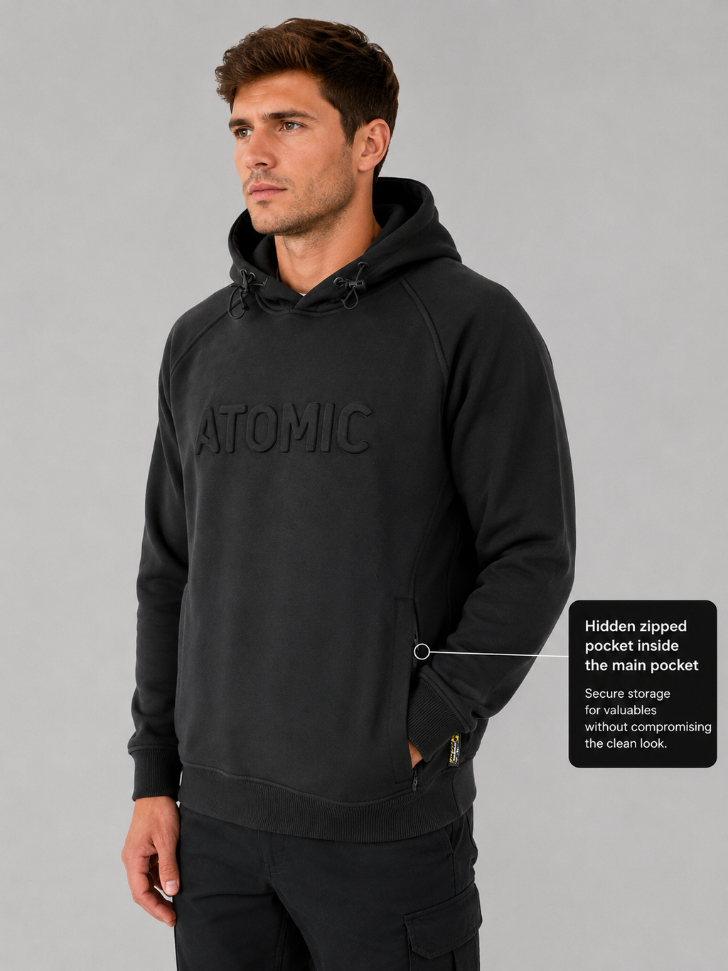 Heavyweight Embossed Logo Hoodie