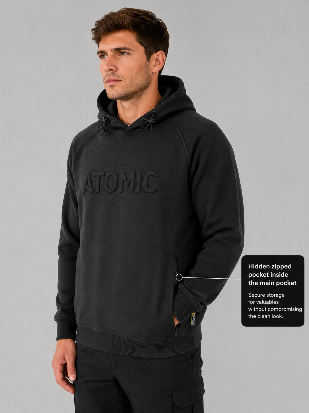 Heavyweight Embossed Logo Hoodie