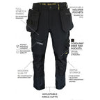 Atomic Workwear Craftsman Slim Fit Stretch Work Trouser With Removable Holster Pockets 3