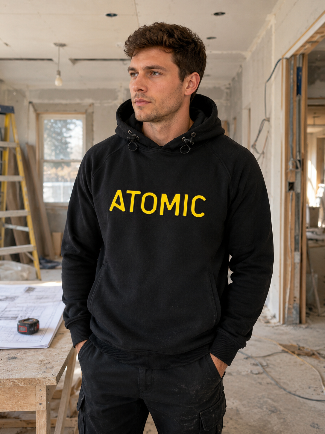 Heavyweight Embossed Logo Hoodie