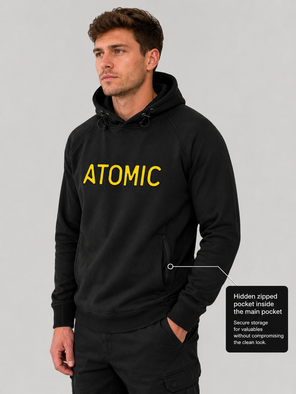 Heavyweight Embossed Logo Hoodie