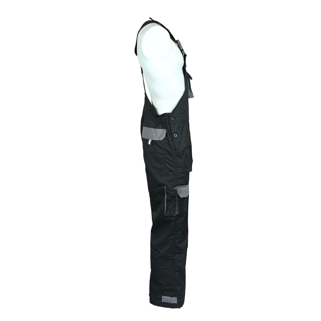 Atomic Workwear Work Bib & Brace With Knee Pad Pockets