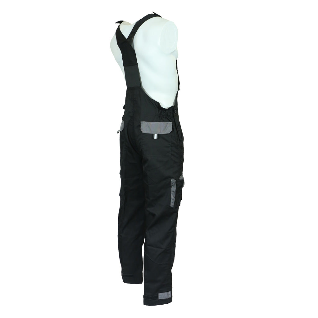 Atomic Workwear Work Bib & Brace With Knee Pad Pockets
