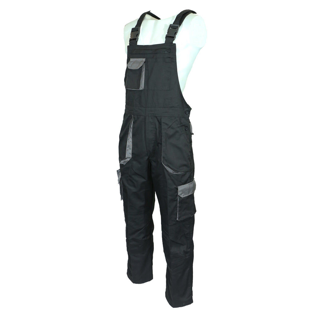 Atomic Workwear Work Bib & Brace With Knee Pad Pockets