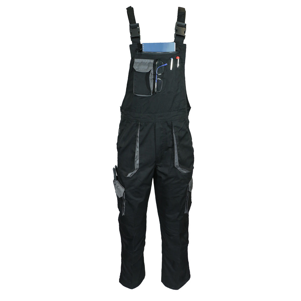 Atomic Workwear Work Bib & Brace With Knee Pad Pockets