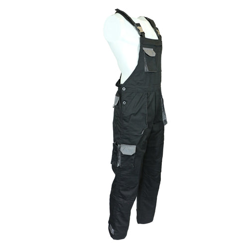 Atomic Workwear Work Bib & Brace With Knee Pad Pockets