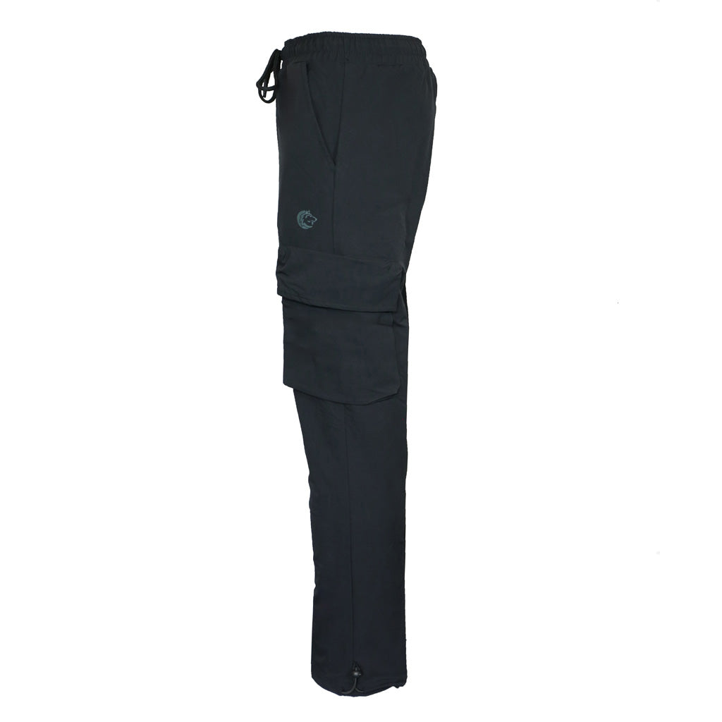 Slim Fit Stretch Cargo Jogger Black