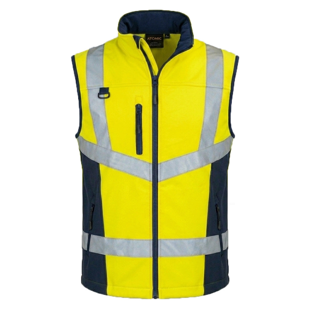 Hi Vis Softshell Gillet Yellow 