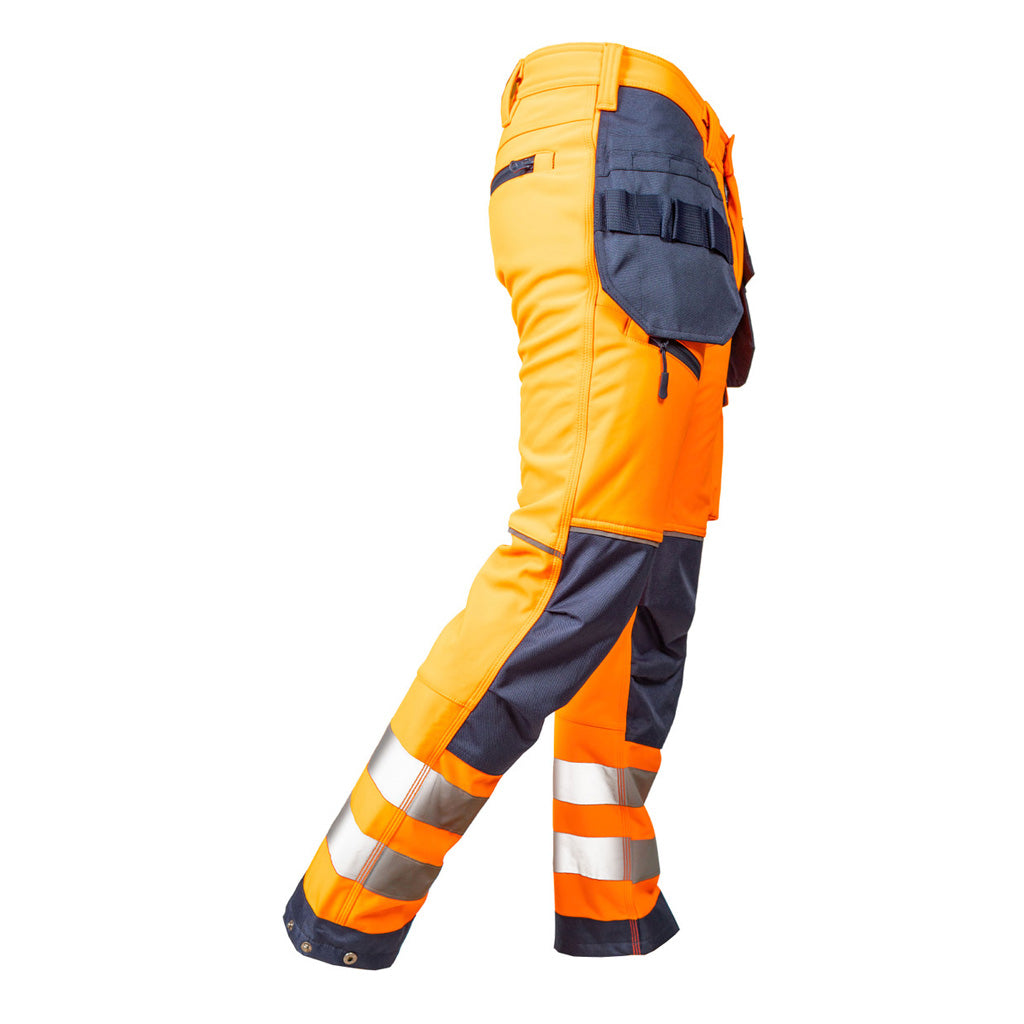 Impact Hi Vis Softshell Trouser Orange