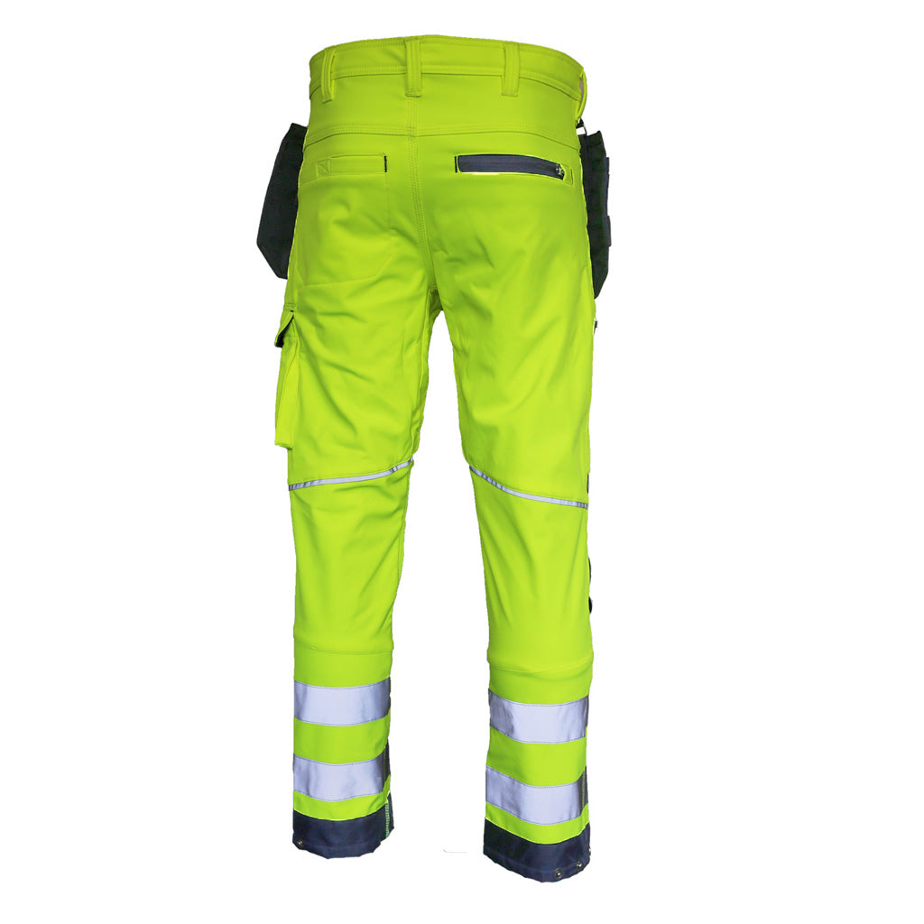 Impact Hi Vis Softshell Trouser Yellow 