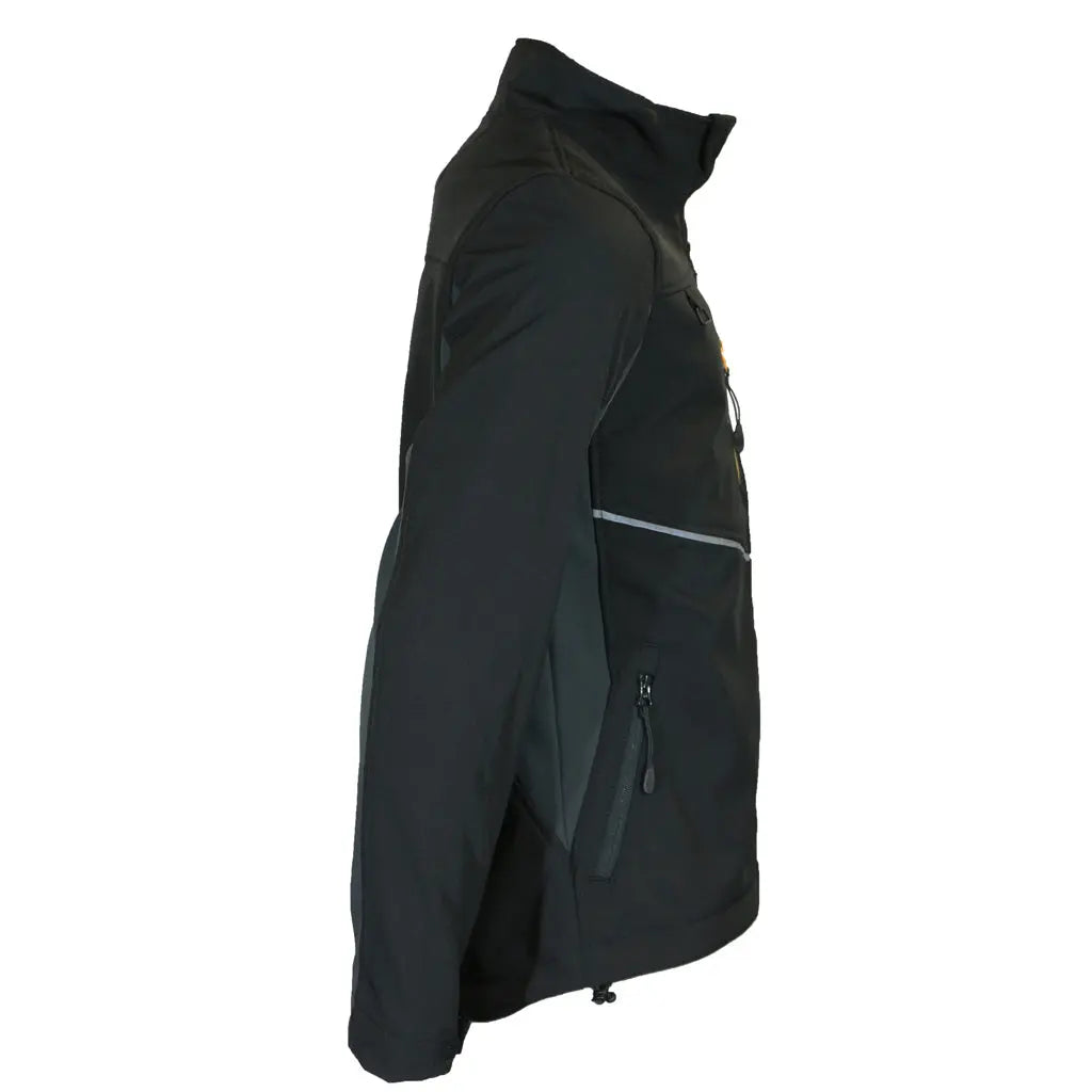 Impact Softshell Work Jacket Black Side