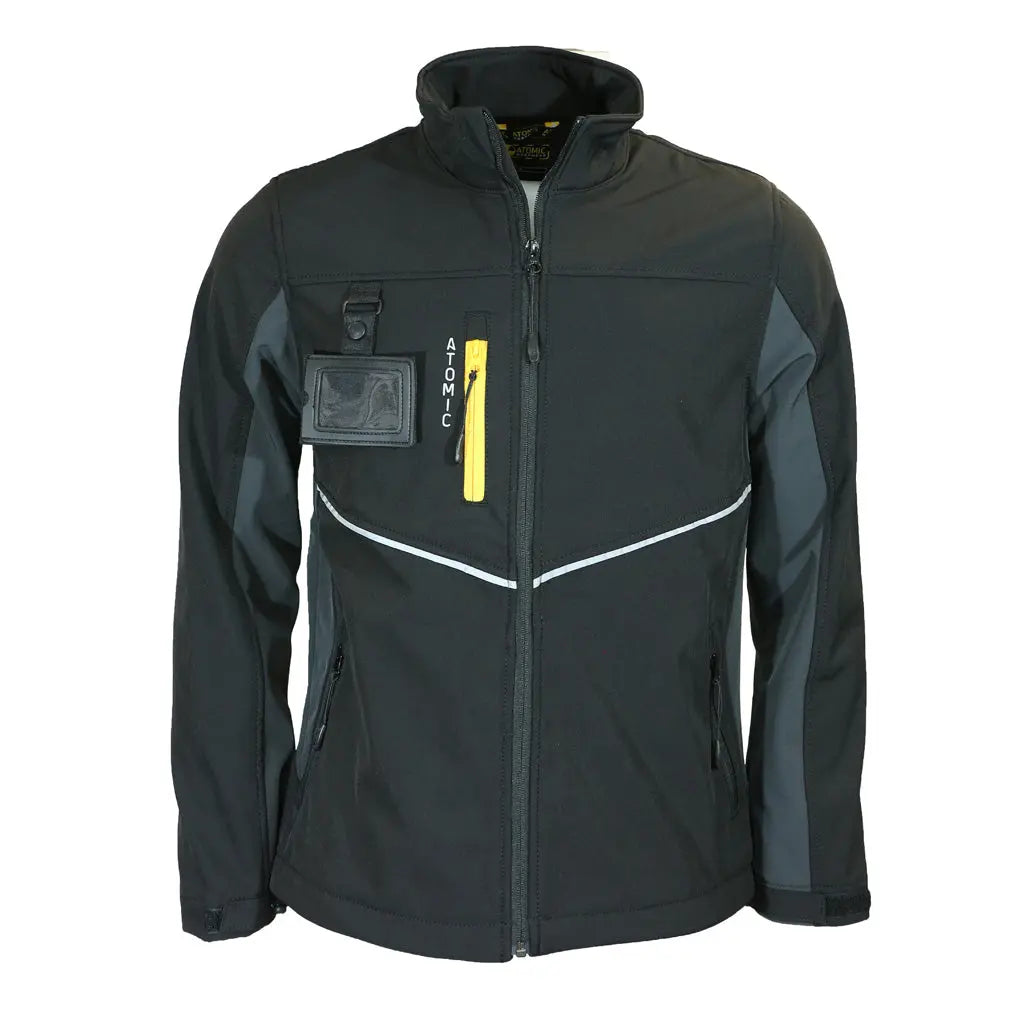 Impact Softshell Work Jacket Black ID Holder