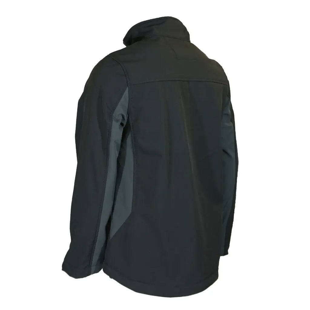 Impact Softshell Work Jacket Black Left Rear
