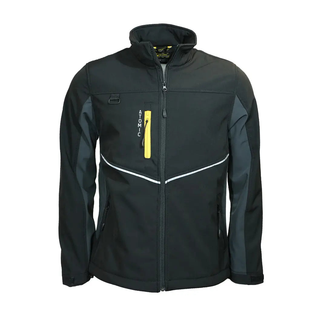 Impact Softshell Work Jacket Black Open