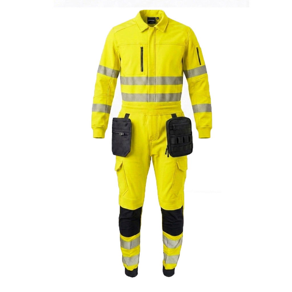 Kinetic Stretch Hi Vis Coverall Atomic Workwear