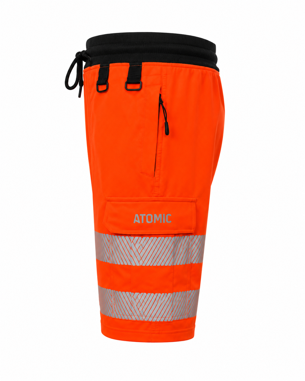 Atomic Workwear Stretch Hi Vis Shorts With Holster Pockets Orange 