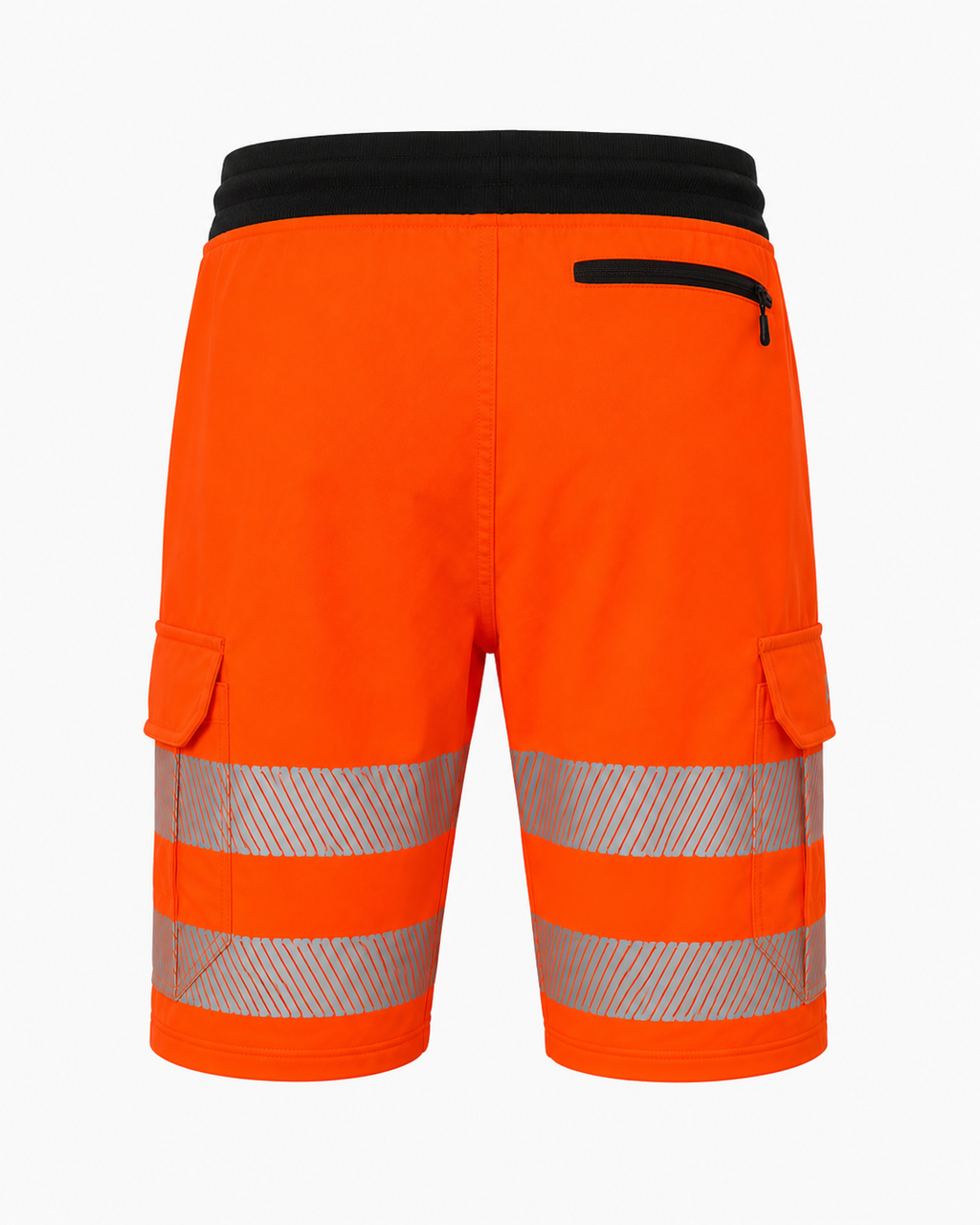 Atomic Workwear Stretch Hi Vis Shorts With Holster Pockets Orange 
