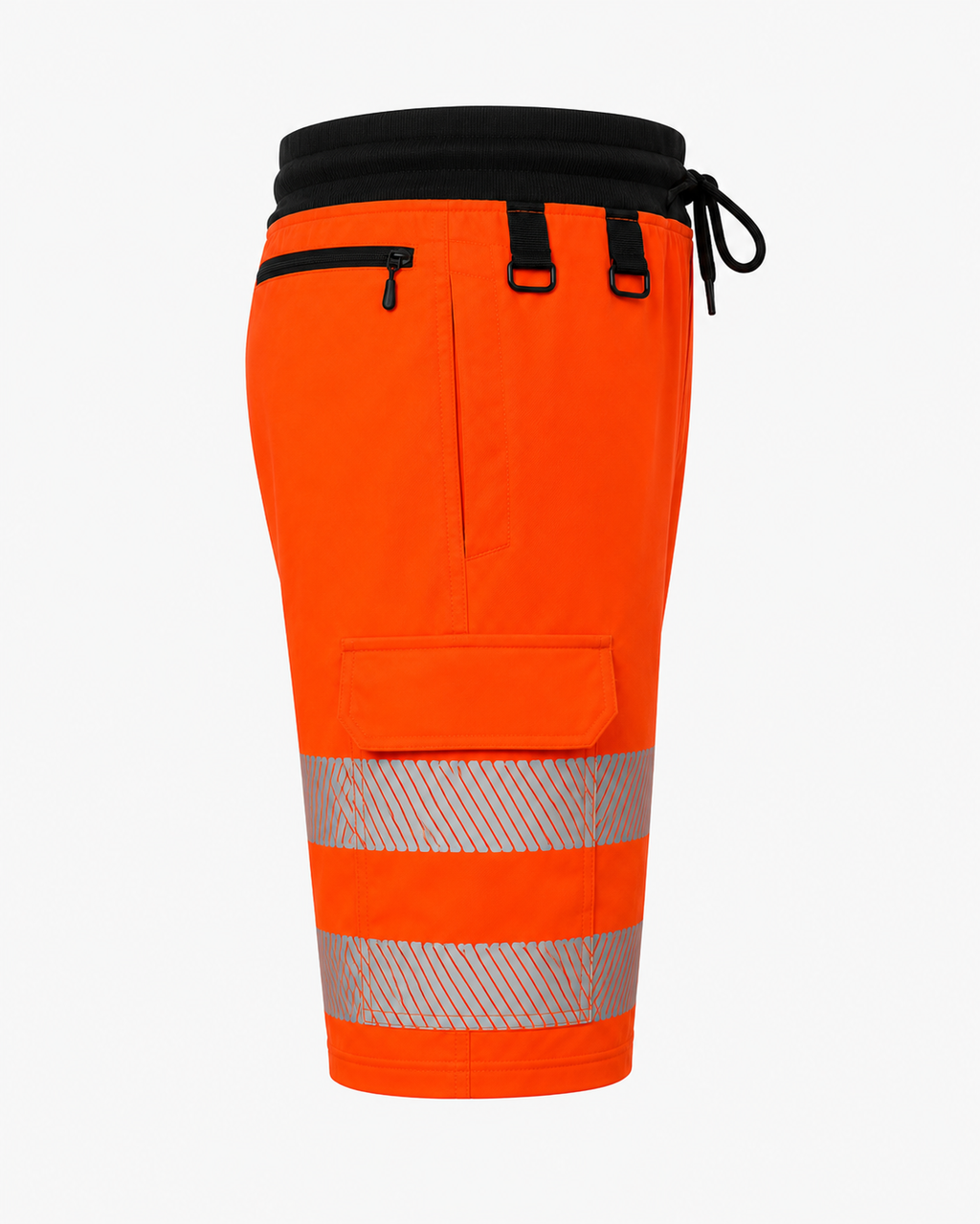 Atomic Workwear Stretch Hi Vis Shorts With Holster Pockets Orange 