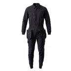 Kinetic Slim Fit Stretch Coverall With Holster Pockets Black 