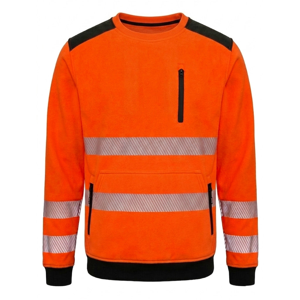 Kinetic Stretch Hi Vis Sweatshirt Orange
