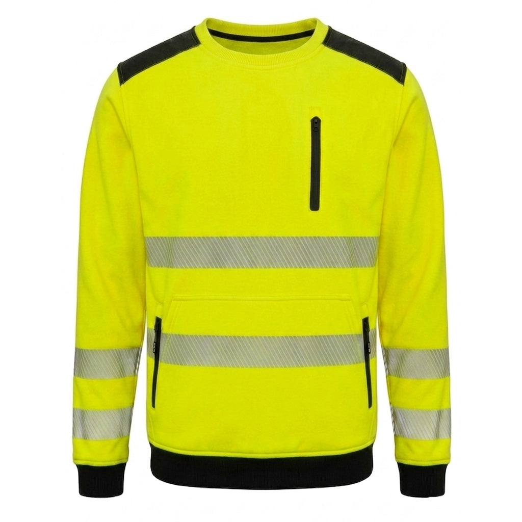 Kinetic Stretch Hi Vis Sweatshirt Yellow