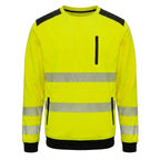 Kinetic Stretch Hi Vis Sweatshirt Yellow