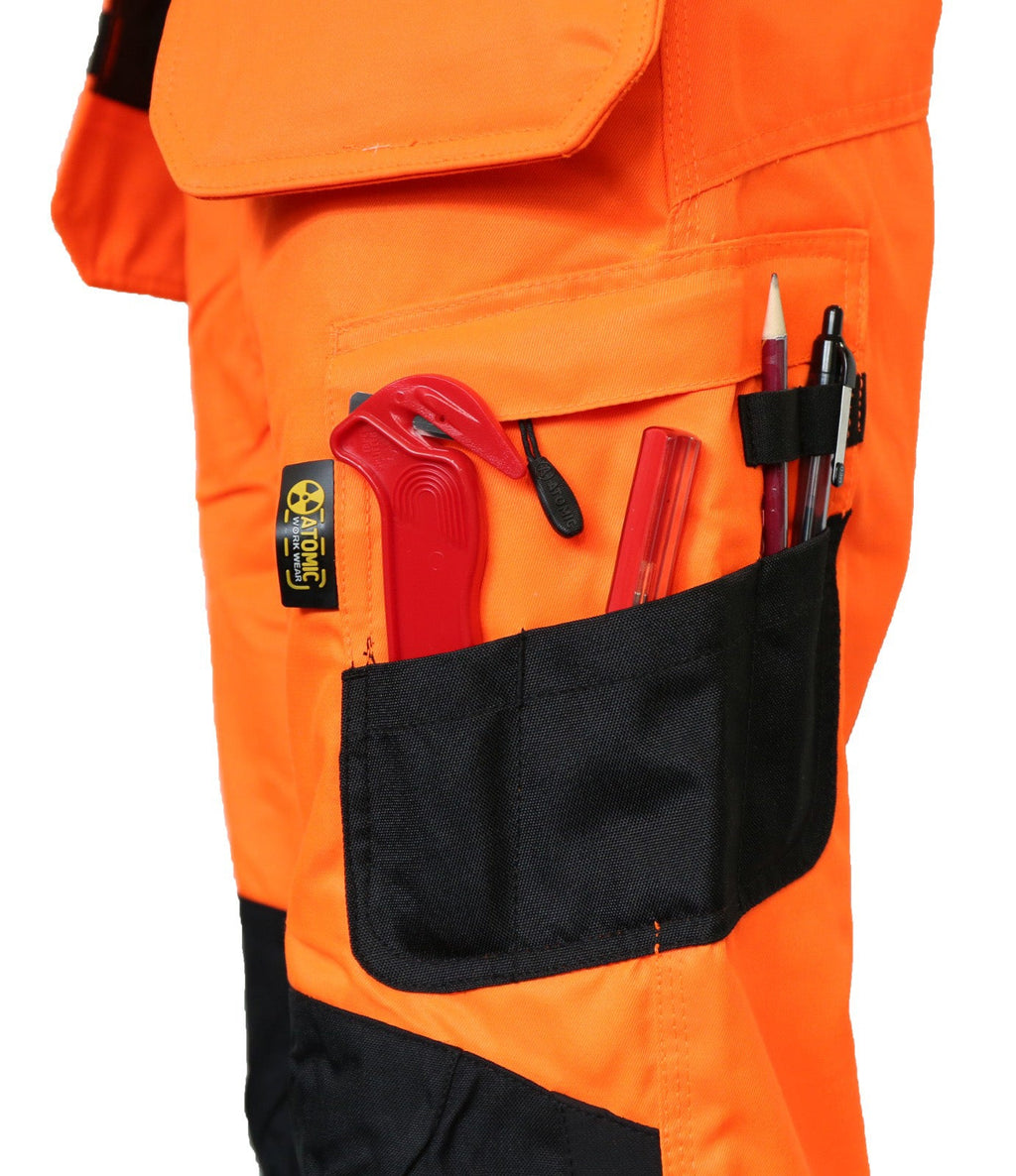 Vector Stretch Hi Vis Trousers Atomic Workwear