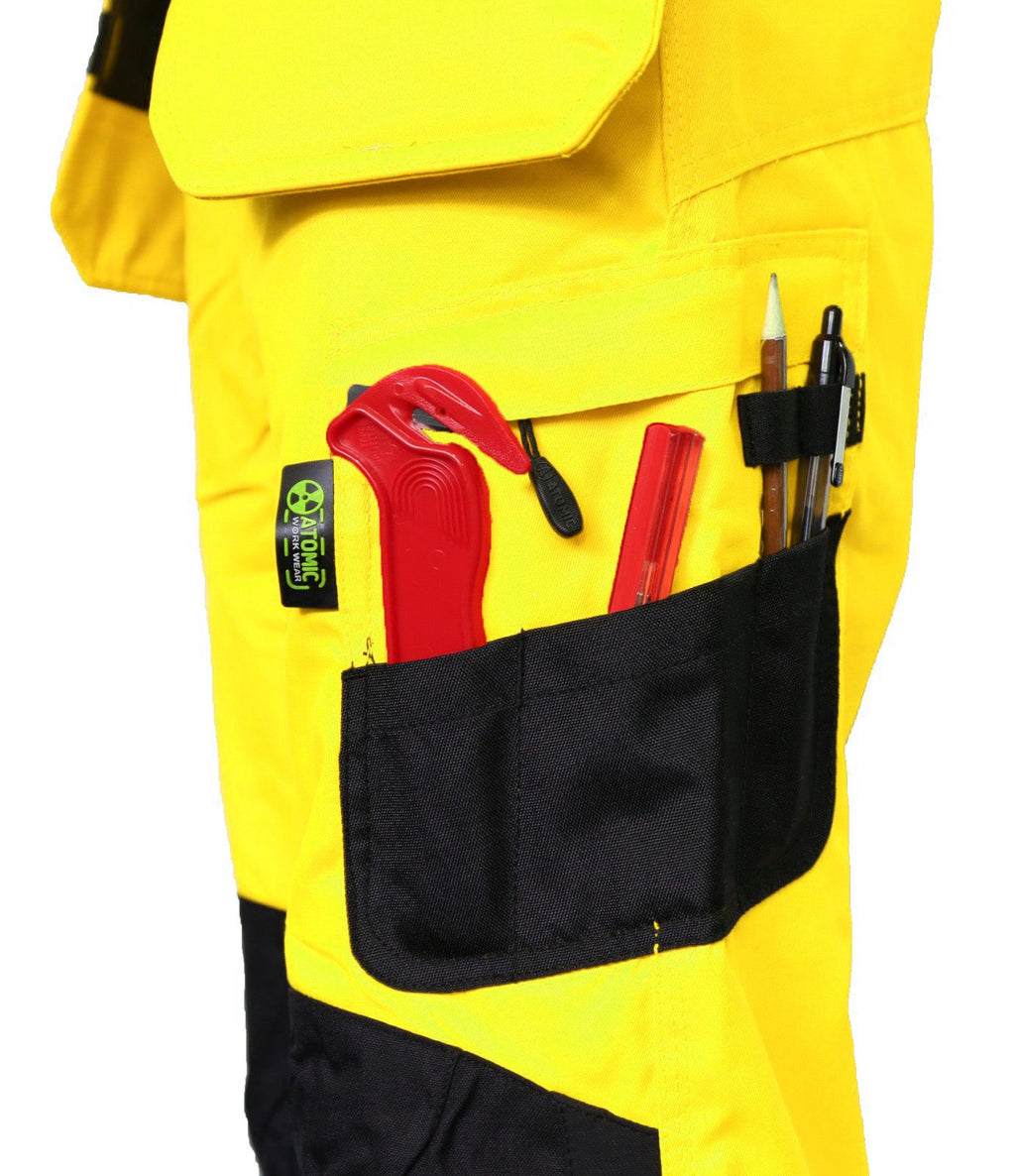 Vector Stretch Hi Vis Trousers Atomic Workwear